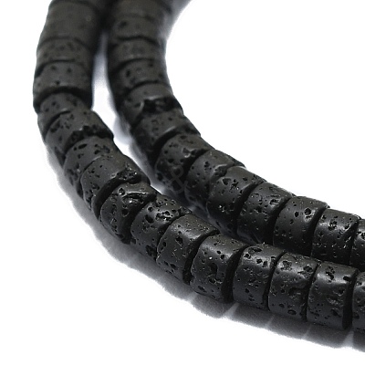 Natural Lava Rock Beads Strands G-F631-A45-1