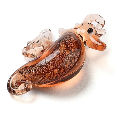Handmade Lampwork Pendants LAMP-A004-02D-1