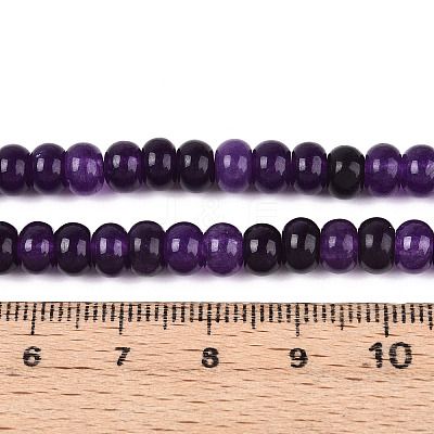 Dyed Natural White Jade Beads Strands X-G-T139-59A-03-1