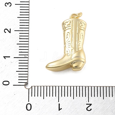 Brass Micro Pave Clear Cubic Zirconia Pendants KK-D283-34G-03-1