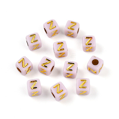 Plating Acrylic Beads OACR-N140-01H-Z-1