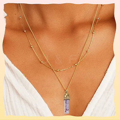 DIY Necklace Making Kits DIY-SC0030-95A-1
