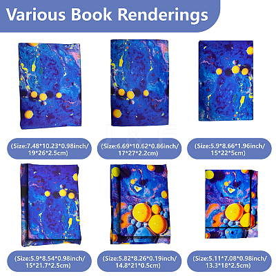 Polyester Book Covers OFST-WH0009-006-1