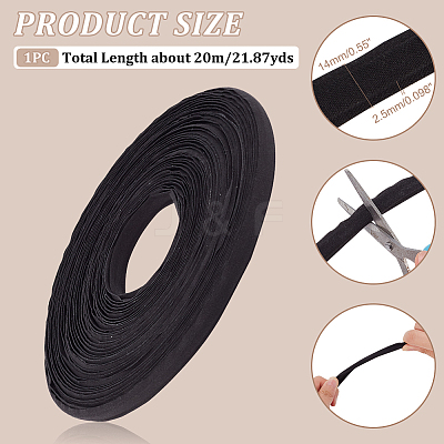 Polycotton Boning DIY-WH0504-16B-1