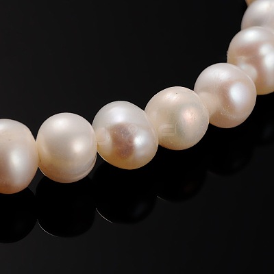 Natural Cultured Freshwater Pearl Beads Strands PEAR-E002-26-01-1