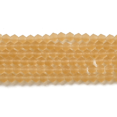 Imitate Austrian Crystal Frosted Glass Beads Strands LS-EGLA-A039-T6mm-MD18-1