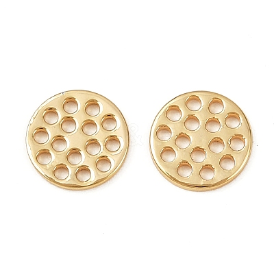 Brass Disc Multi-strand Links KK-B137-04G-1