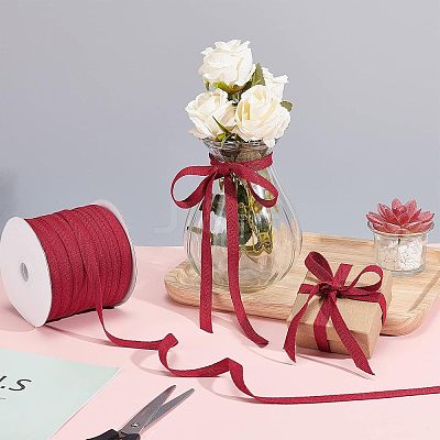 Cotton Twill Tape Ribbons OCOR-WH0058-35A-1