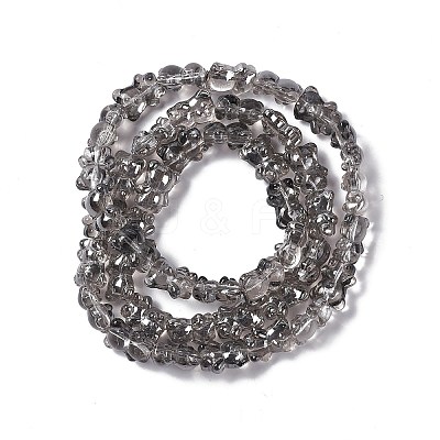 Electroplate Glass Beads Strands EGLA-L030-PL02-1