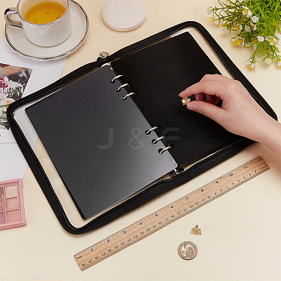 6-Sheet Non-woven Fabrics & Felt Brooch Storage Loose-leaf Binder Notebook Albums AJEW-WH0248-930B-1