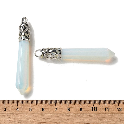 Opalite Pointed Big Pendants G-Z055-01P-26-1