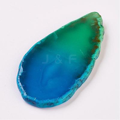 Natural Slice Agate Cabochons G-K190-02-1