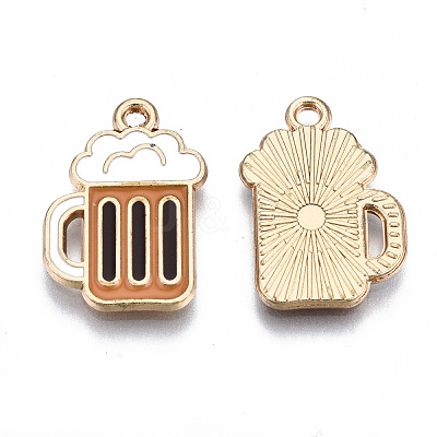 Eco-Friendly Alloy Enamel Pendants ENAM-Q437-048-NR-1