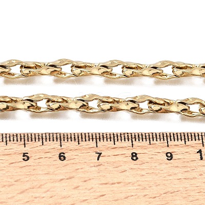 5.5MM 304 Stainless Steel Twisted Oval Link Chain Necklaces for Man and Women SA-CBAB767-18C-G-1