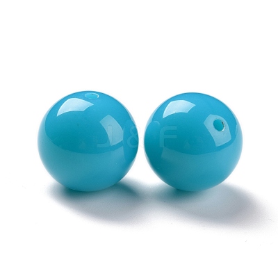Fluorescence Chunky Acrylic Beads MACR-R517-20mm-10-1
