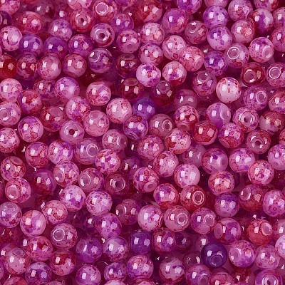 Baking Paint Glass Beads DGLA-T005-01A-10-1
