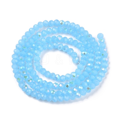 Electroplate Glass Beads Strands EGLA-A044-J2mm-L04-1