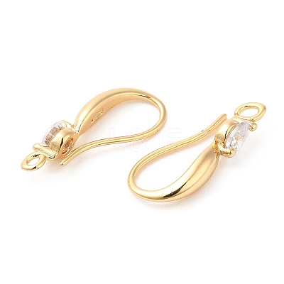Brass Earring Hooks X-KK-F855-20G-1