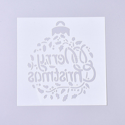 Plastic Reusable Drawing Painting Stencils Templates DIY-G027-C01-1