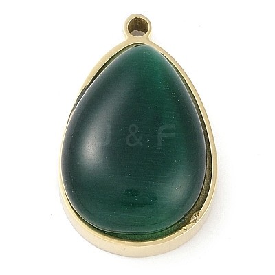 Cat Eye Pendants STAS-P366-44G-1
