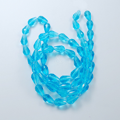 Glass Beads Strands GLAA-R024-15x10mm-7-1