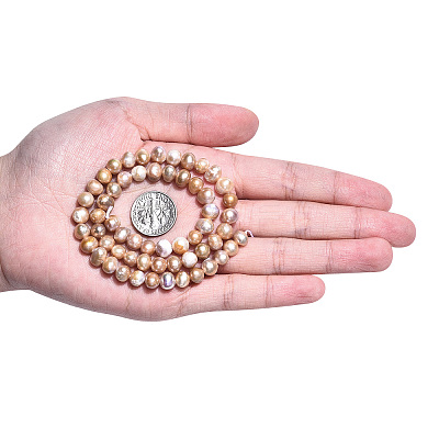 Natural Cultured Freshwater Pearl Beads Strands PEAR-N013-05I-1