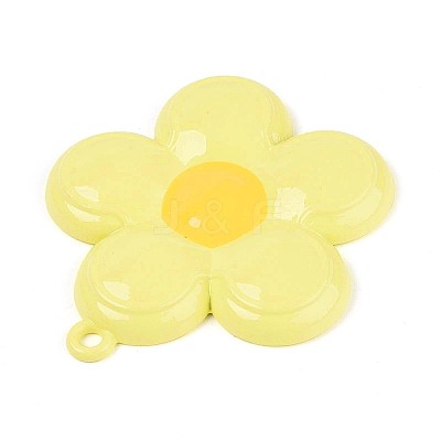 Spray Painted Alloy and Enamel Big Pendants PALLOY-T092-80E-1