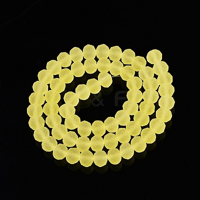 Transparent Glass Beads Strands X-EGLA-A044-T8mm-MD29-1