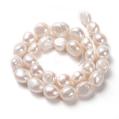 Natural Cultured Freshwater Pearl Beads Strands PEAR-L033-40-1