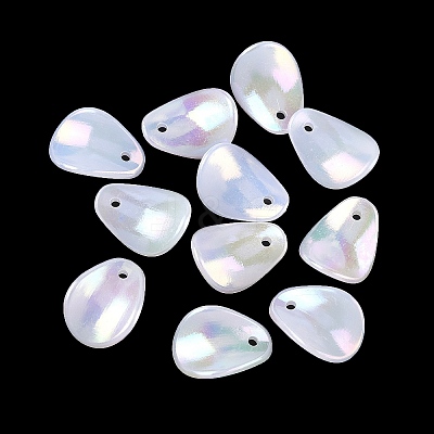 Acrylic Imitation Shell Pendants OACR-P039-01B-1