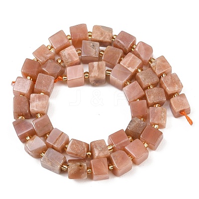 Natural Sunstone Beads Strands G-G053-B28-01-1