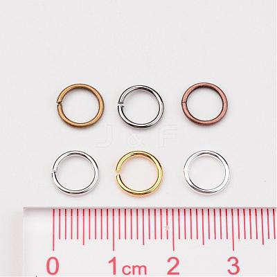 1 Box Brass Open Jump Rings KK-JP0007-8mm-1