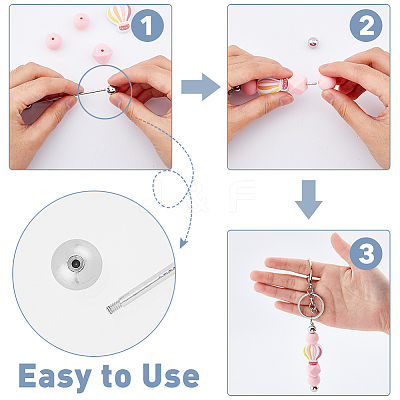 DIY Keychain Making Kit DIY-FH0005-89-1