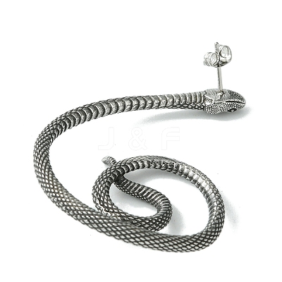 316 Surgical Stainless Steel Cuff Earrings EJEW-E300-16AS-02-1