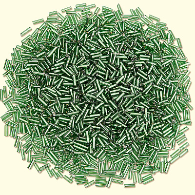 3000Pcs Glass Bugle Beads SEED-PA0001-13C-1