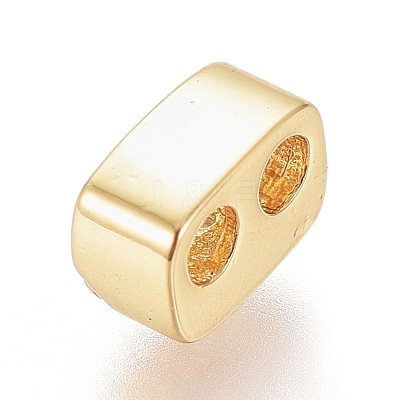 Brass Micro Pave Cubic Zirconia Slide Charms ZIRC-G166-33-1