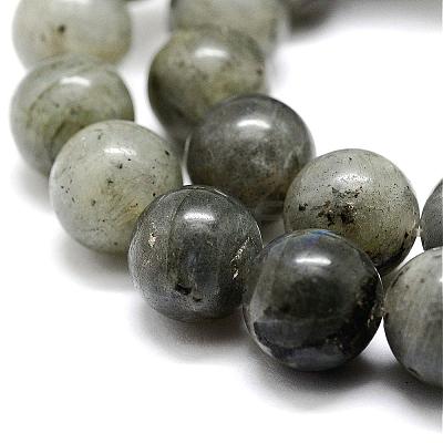 Natural Labradorite Bead Strands G-P256-01-6mm-1