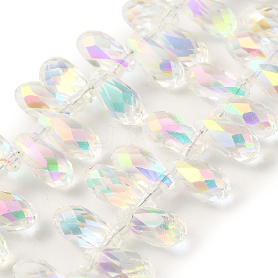 Electroplate Glass Beads Strands EGLA-B006-01A-FR02-1