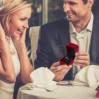 Square Velvet Ring Boxes VBOX-WH0002-01B-1