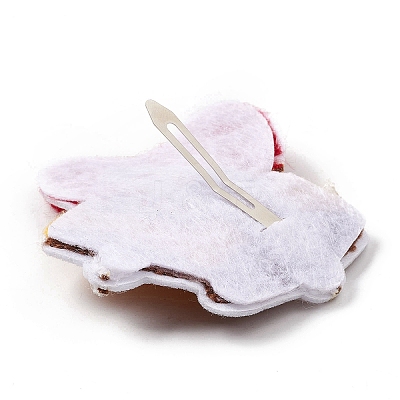 Christmas Bell Cloth Snap Hair Clips LS-PHAR-G003-15-1