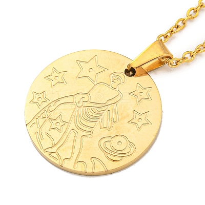 Constellation Pendant Necklaces LS-NJEW-S422-04G-11-1