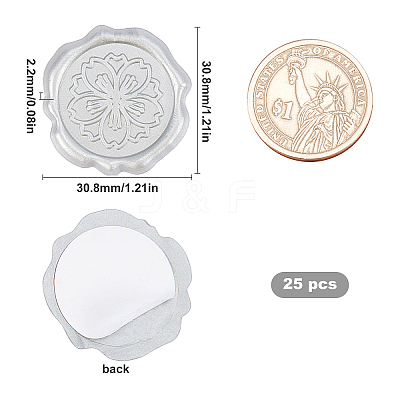 Adhesive Wax Seal Stickers DIY-WH0201-10D-1