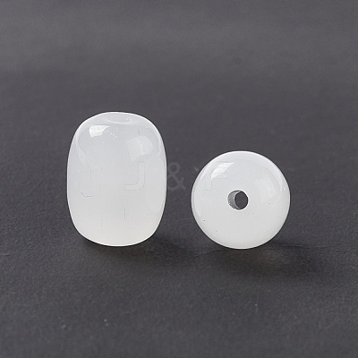 Opaque Glass Beads GLAA-F117-06D-1