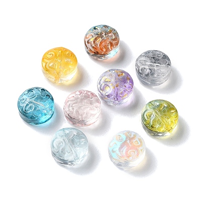 Transparent Glass Beads GLAA-O023-20-1