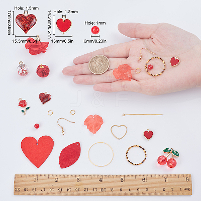 DIY Dangle Earring Making Kits DIY-SC0012-33-1