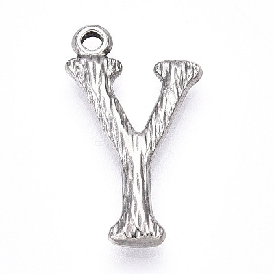 304 Stainless Steel Pendants STAS-N117-01P-Y-1