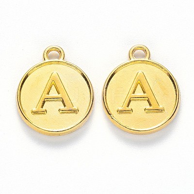Alloy Pendant Cabochon Settings For Enamel PALLOY-YW0001-10KCG-1