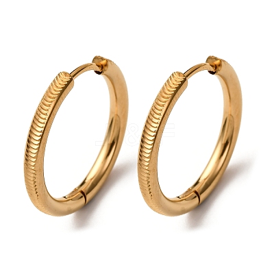 304 Stainless Steel Hoop Earrings EJEW-D331-09G-1