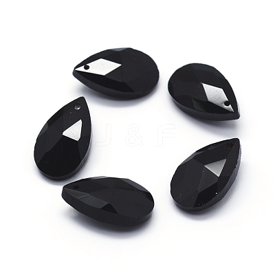 Faceted Glass Pendants GLAA-F069-S-A10-1