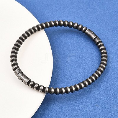 316 Surgical Stainless Steel Bangles BJEW-C125-06AS-1